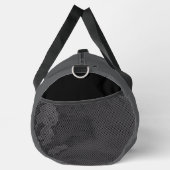 Personalize With Your Initials Dk Gray   ダッフルバッグ (右)