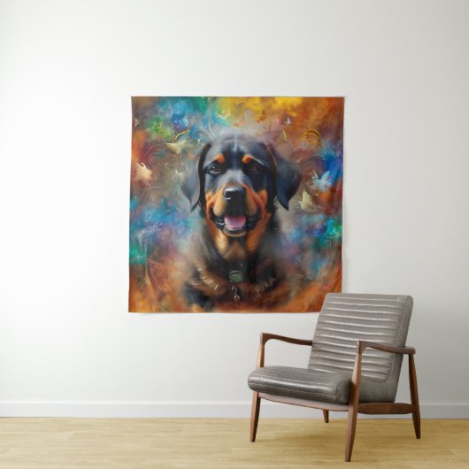 Personalize With Your Own Image Butterfly Frame タペストリー (インサイチュ)