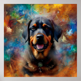 Personalize With Your Own Image Butterfly Frame ポスター