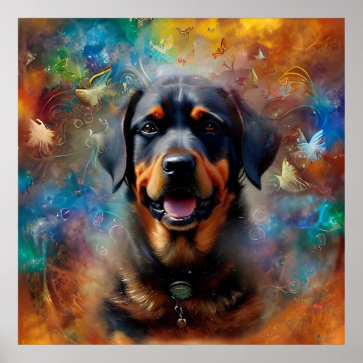 Personalize With Your Own Image Butterfly Frame ポスター (正面)