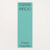 Personalize Yoga Mat -海ウェーブ ヨガマット (裏面)