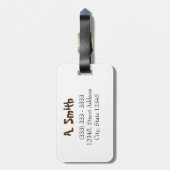 Personalized||のビーチは私のセラピーです ラゲッジタグ (裏面縦)