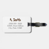 Personalized||のビーチは私のセラピーです ラゲッジタグ (裏面横)