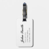 Personalized||のヤシの木、青sea||のビーチ、お願いします ラゲッジタグ (裏面縦)