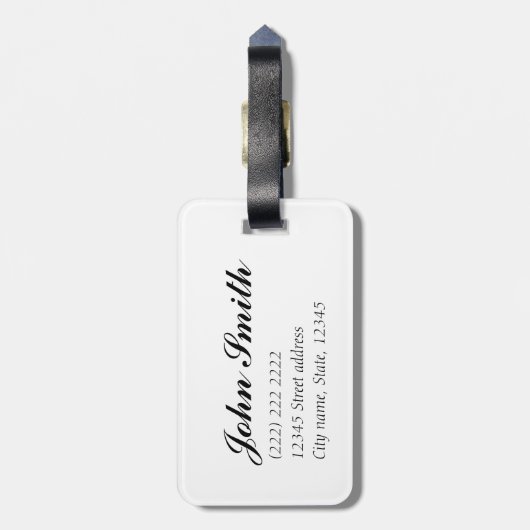 Personalized||のヤシの木、青sea||のビーチ、お願いします ラゲッジタグ (裏面縦)