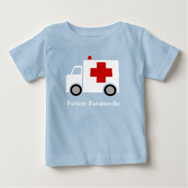 Personalized|の白人の救急車|の未来の救急医療隊員 ベビーTシャツ