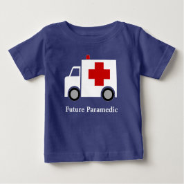 Personalized|の白人の救急車|の未来の救急医療隊員 ベビーTシャツ