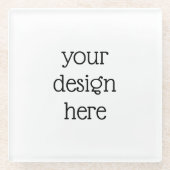 Personalized  ガラスコースター (正面)