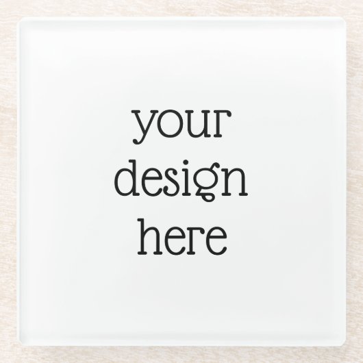 Personalized  ガラスコースター (正面)