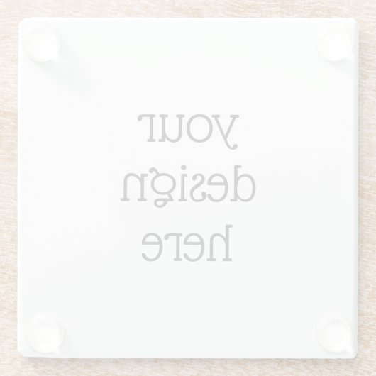 Personalized  ガラスコースター (裏面)