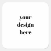 Personalized  スクエアシール (正面)