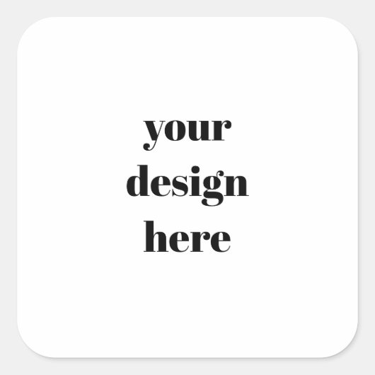 Personalized  スクエアシール (正面)