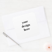 Personalized  スクエアシール (封筒)