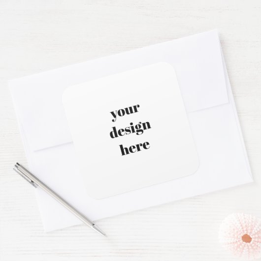 Personalized  スクエアシール (封筒)