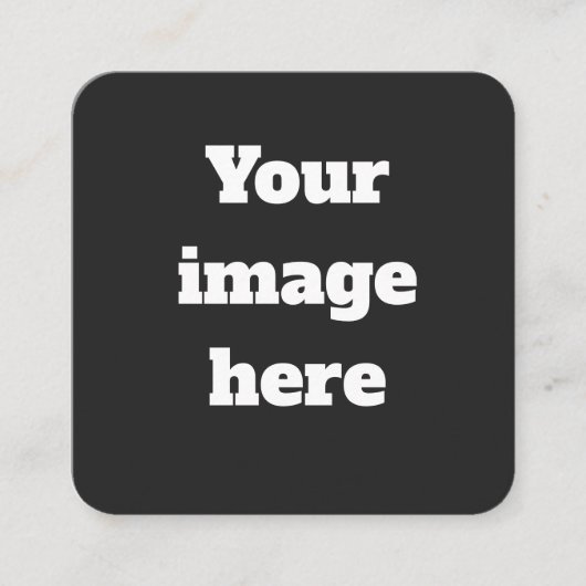 Personalized  スクエア名刺 (正面)