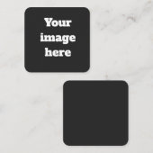 Personalized  スクエア名刺 (正面/裏面)