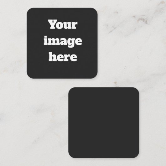 Personalized  スクエア名刺 (正面/裏面)