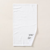 Personalized バスタオルセット (ハンドタオル)