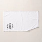 Personalized バスタオルセット (ハンドタオル)