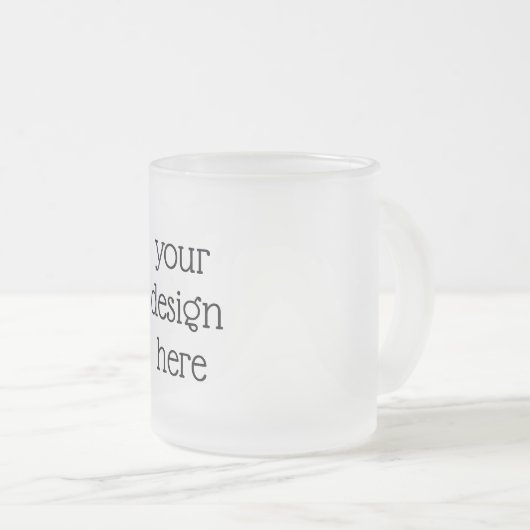 Personalized  フロストグラスマグカップ (正面右)