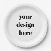 Personalized ペーパープレート (正面)