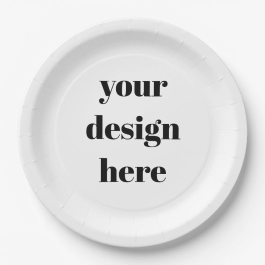 Personalized  ペーパープレート (正面)