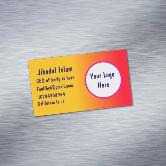 Personalized マグネット名刺 (インサイチュ)