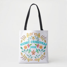 PERSONALIZED メリークリスマス 20XX トートバッグ