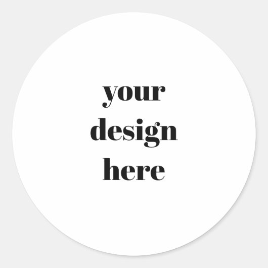 Personalized  ラウンドシール (正面)