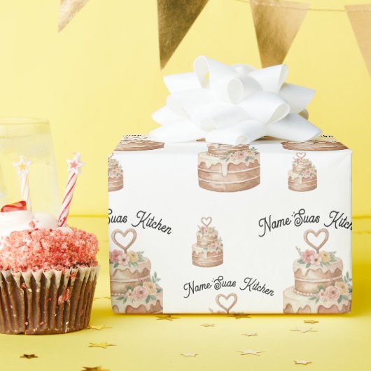 Personalized  ラッピングペーパー (誕生日パーティー)