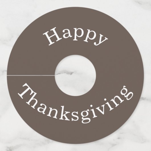 Personalized  ワイングラスタグ (正面)