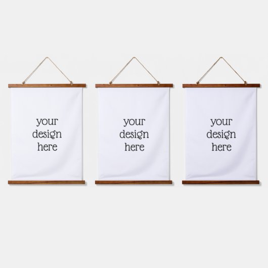 Personalized  吊り下げ型タペストリー (トリプル)