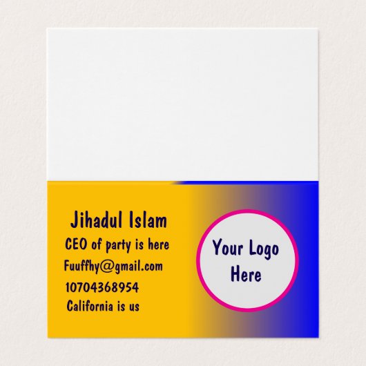 Personalized 名刺 (外部フラット)