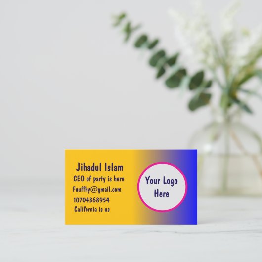 Personalized  名刺 (スタンド正面)