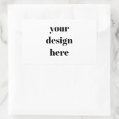 Personalized  長方形シール (バッグ)