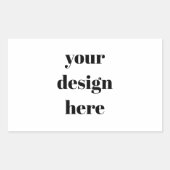 Personalized  長方形シール (正面)