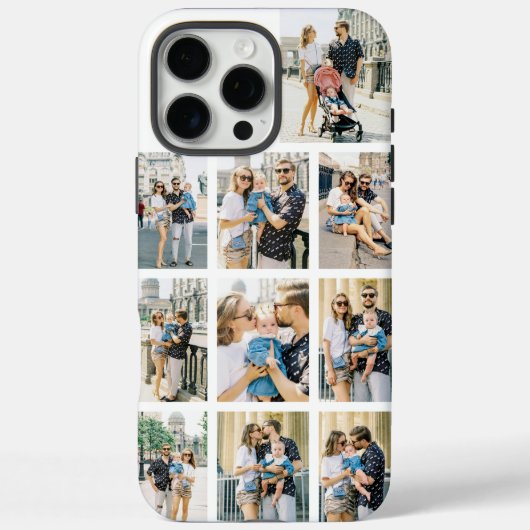 Personalized 10 Photo Collage Case-Mate iPhoneケース (裏面)