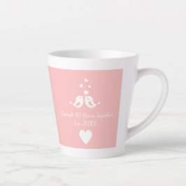 Personalized 10 Years Together Anniversary カフェラテマグ