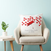 Personalized 10 Years Together Anniversary クッション (椅子)