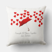 Personalized 10 Years Together Anniversary クッション (裏面)