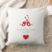 Personalized 10 Years Together Anniversary クッション (ブランケット)