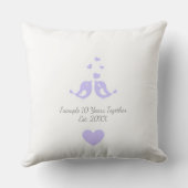 Personalized 10 Years Together Anniversary クッション (裏面)