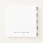 Personalized 10 Years Together Anniversary ノートブック (裏面)