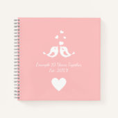 Personalized 10 Years Together Anniversary ノートブック (正面)
