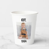 Personalized 10th 20th 30th 40th 50th 60 Birthday  紙コップ (正面)