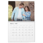 Personalized 12 Month Custom family Photos カレンダー (2月 2026)