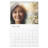 Personalized 12 Months Family Blessings Photos カレンダー (1月 2027)