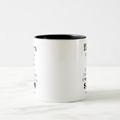 Personalized 15 Years Sober Recovery Celebration ツートーンマグカップ (中央)