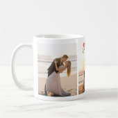 Personalized 15th Wedding Anniversary Photo Mug コーヒーマグカップ (左)