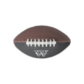 Personalized 1 Panel Football with Monogram Design アメリカンフットボール (正面)